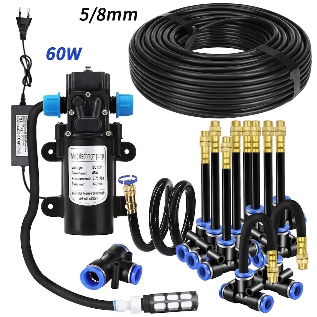 5/8mm PE Hose Sprayer Kit 60W  - огляд і ціна Automatic Plant Waterer